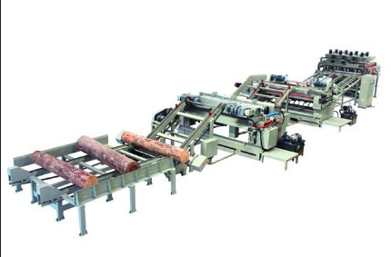 数控无主轴旋转式剥皮切边联合生产线