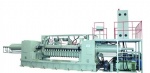 Hydraulic double spindle veneer peeling machinery