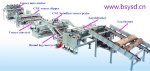 CNC spindless veneer peeling line